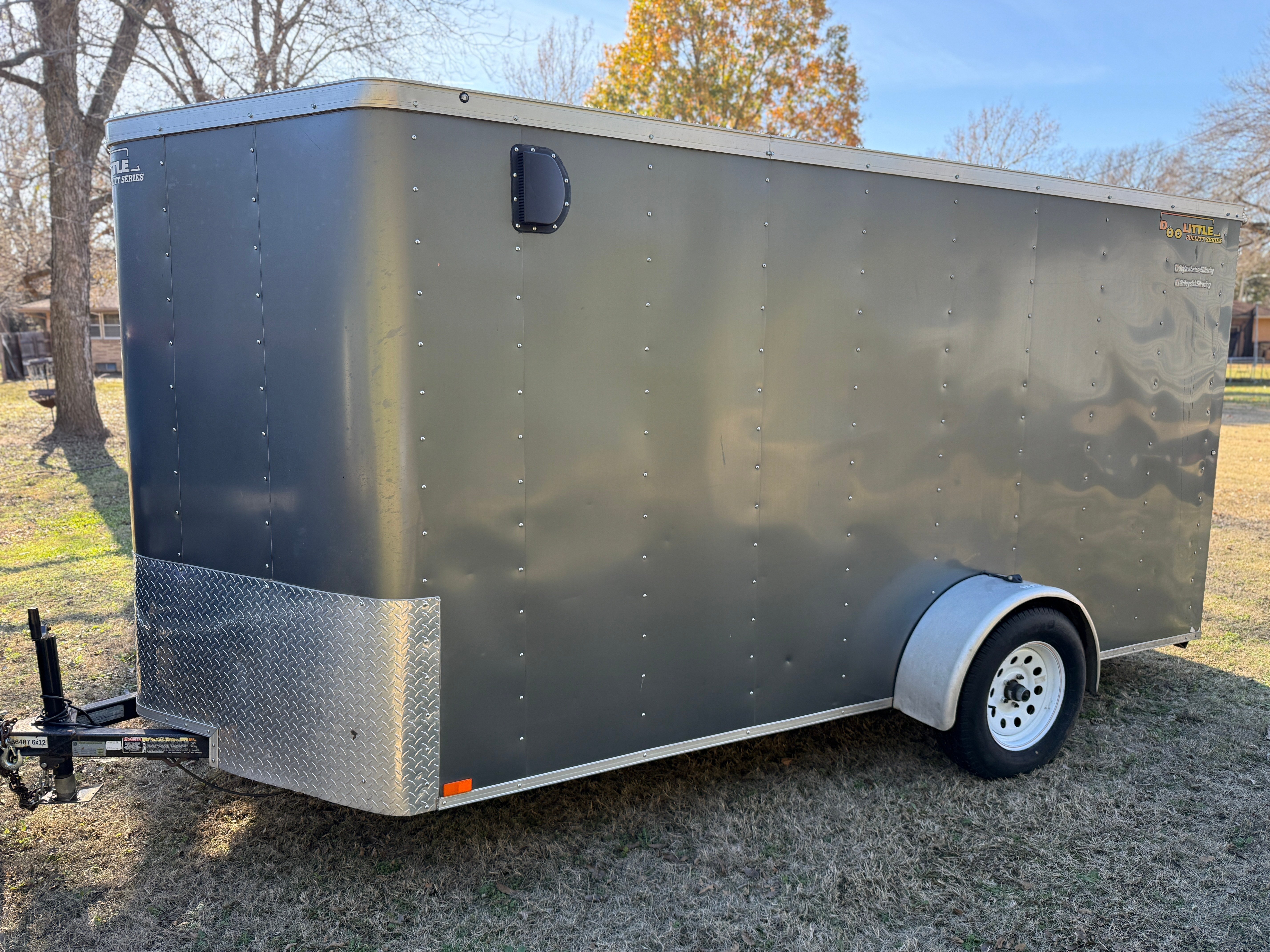 2017 Doolittle enclosed cargo trailer for rent in Hutchinson Kansas