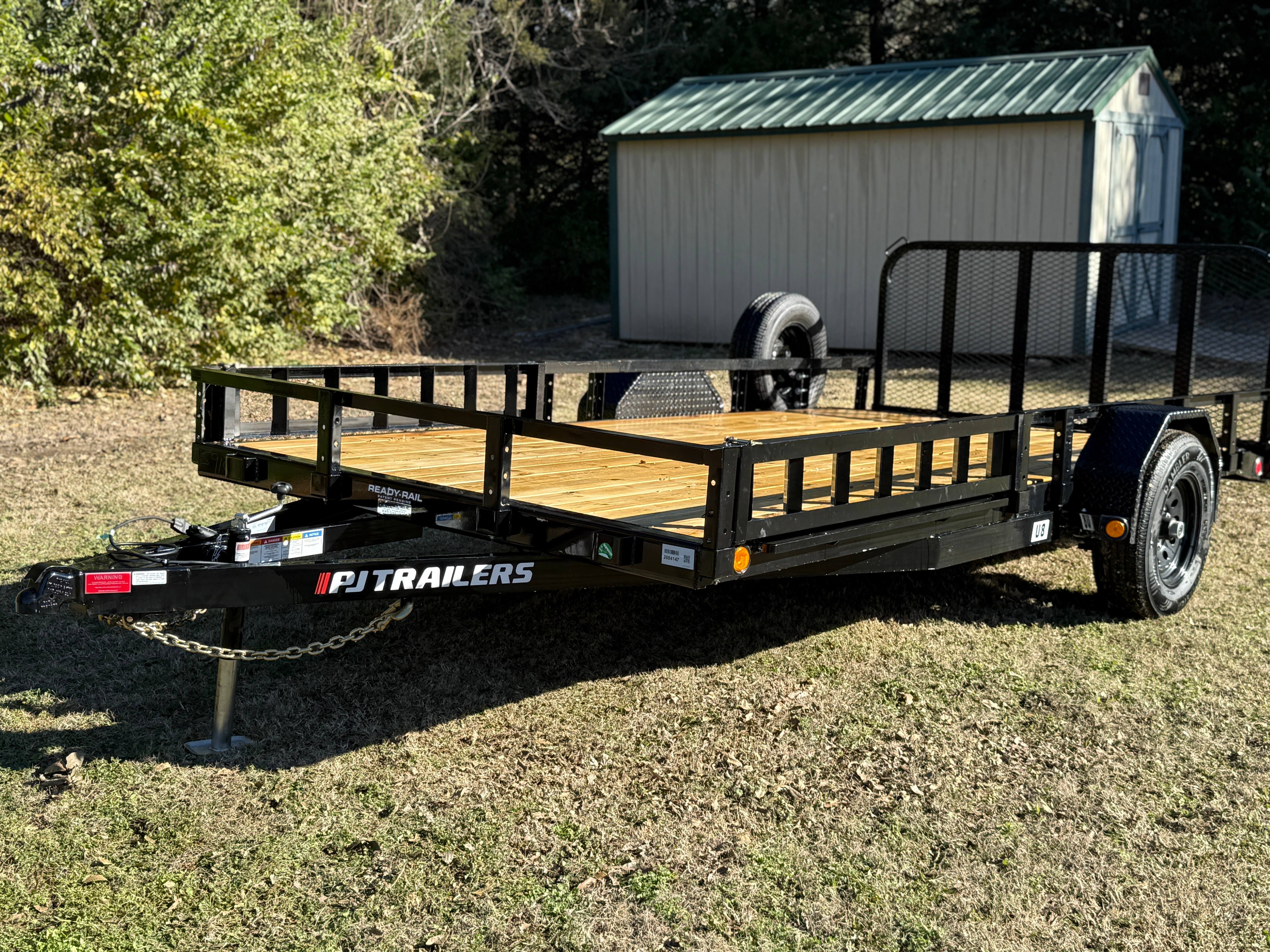 2026 PJ Trailer U8141 utility trailer for rent in Hutchinson Kansas