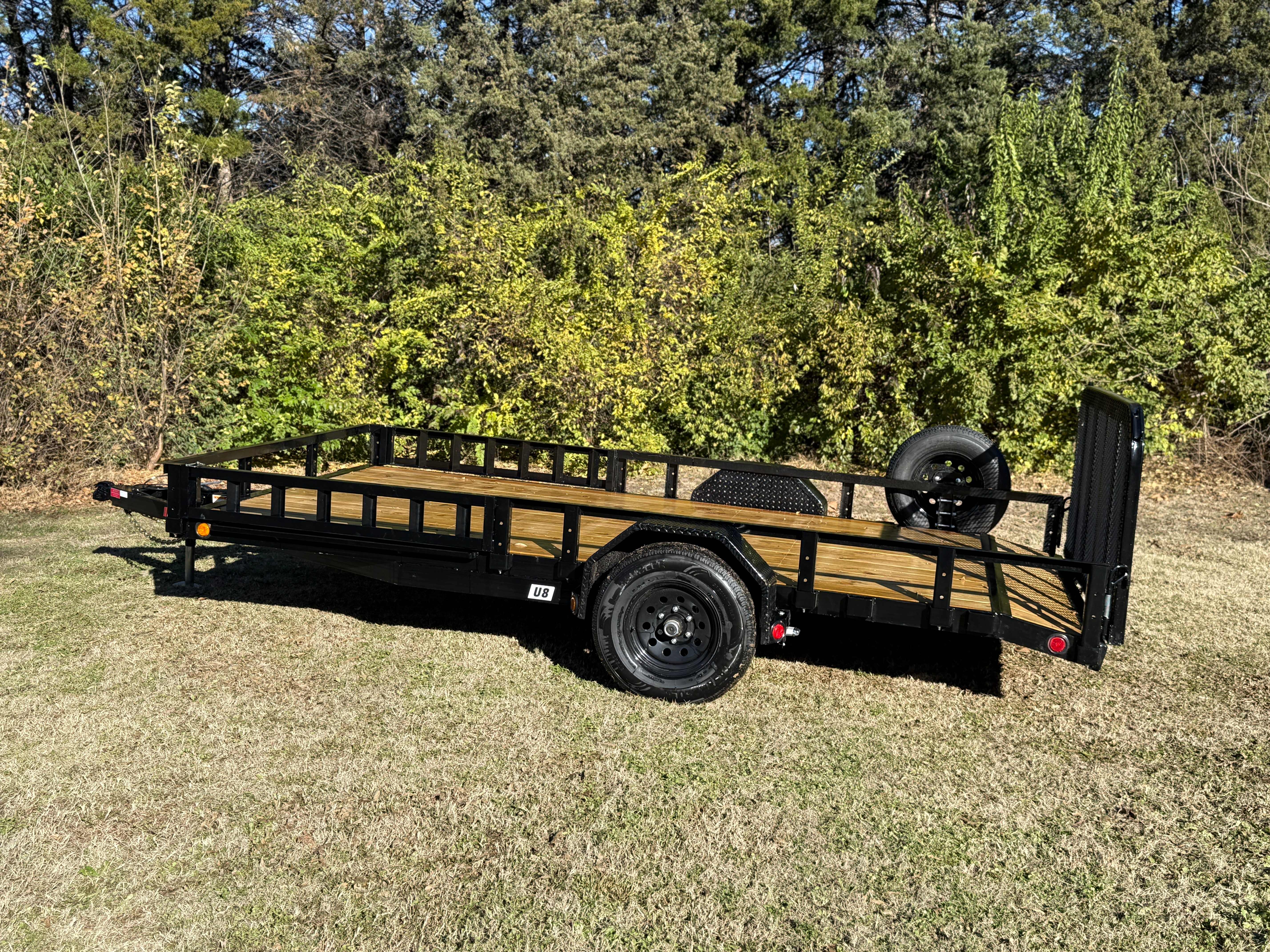 Versatile utility trailer available for rental in Reno County Kansas